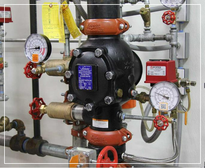 습식 스프링클러설비(Wet Pipe System&amp;#44; Sprinkler System)_알람체크밸브&amp;#44; 유수검지장치&amp;#44; 리타딩챔버&amp;#44;자동경보밸브