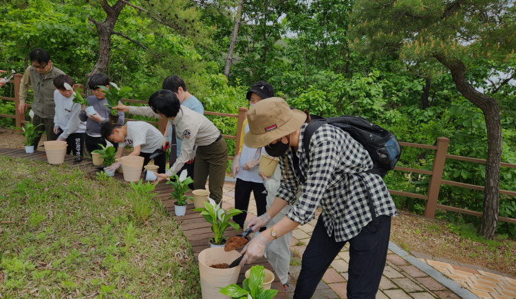 소백산 생태탐방원 전경