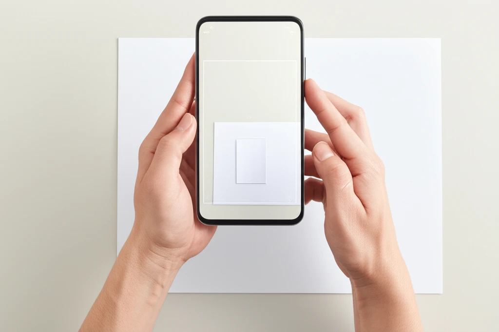 선명한 문서 스캔을 위한 스마트폰 카..