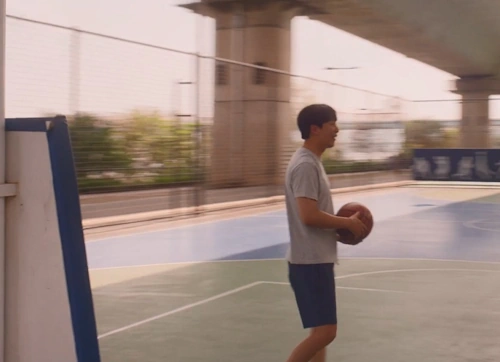 서울 금호동 한강공원 농구장