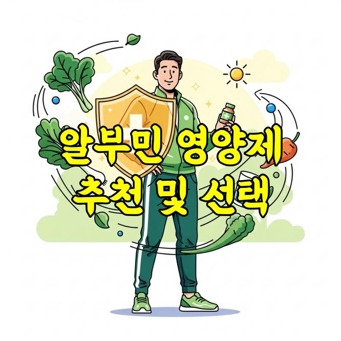 알부민 영양제 추천 및 선택 가이드