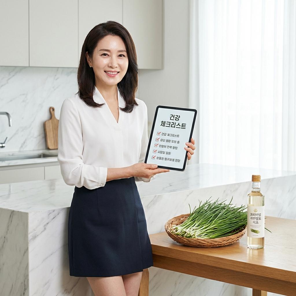 고혈압 약 복용 시 달래 칼륨 함량 체크리스트