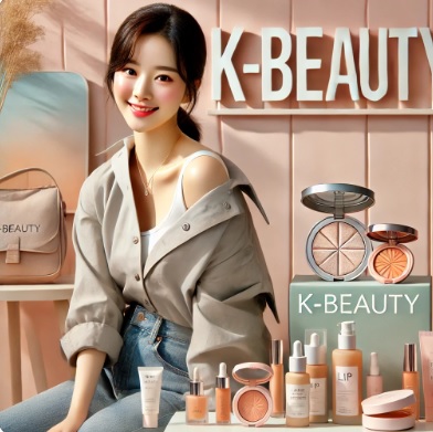 k뷰티 모델이미지