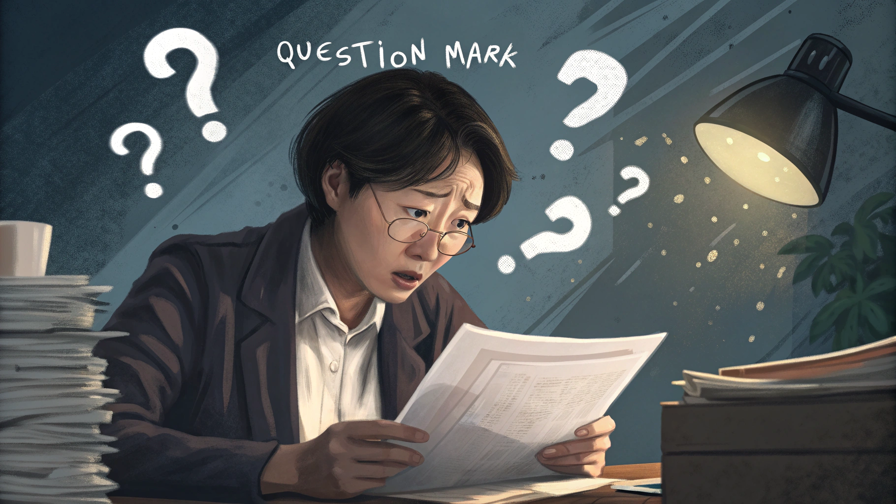 연금저축 세액공제에 대한 의문을 가진 이미지 표현