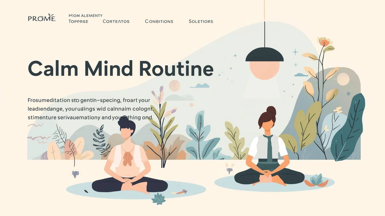 calm mind routine