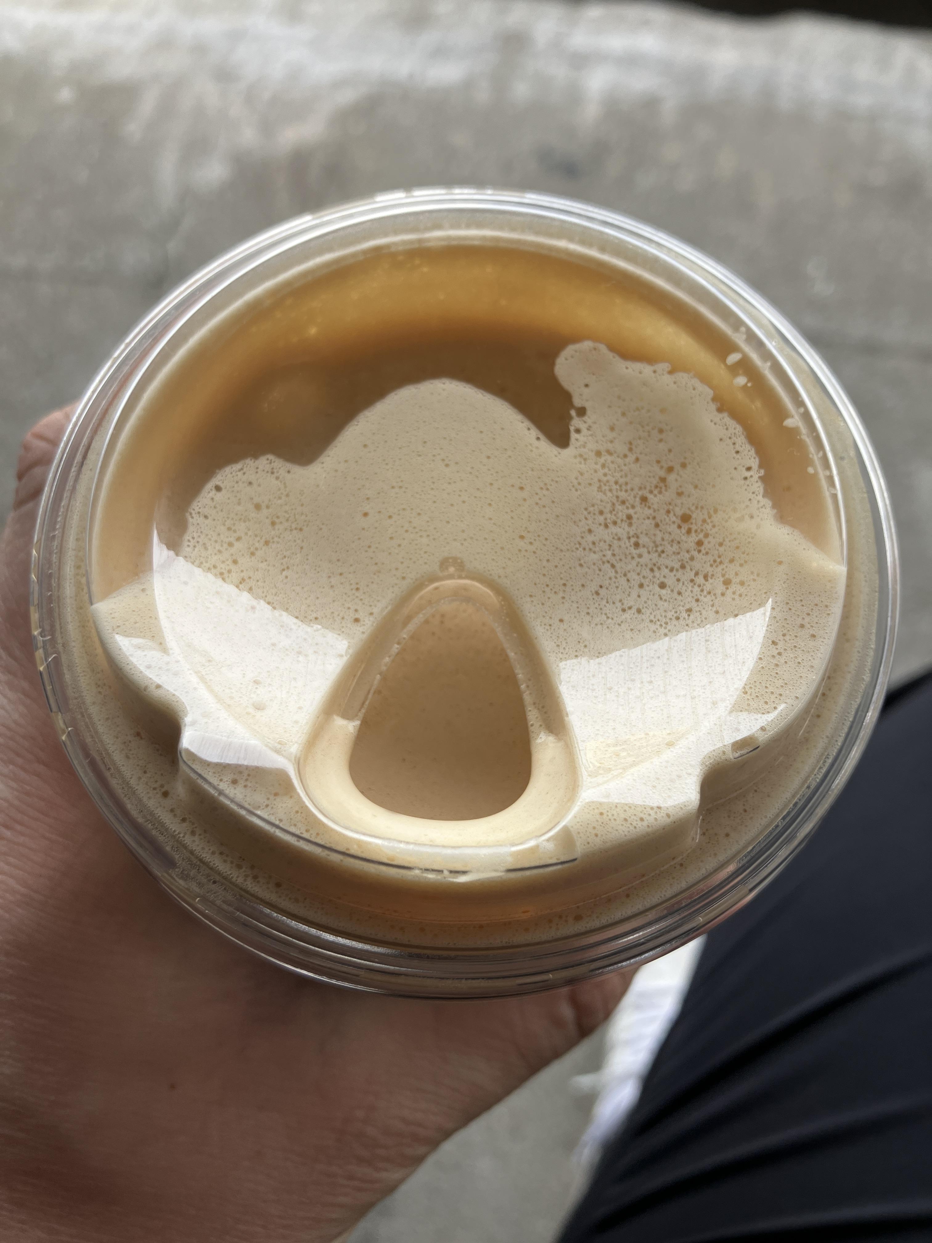 세인트커피 거품 아아