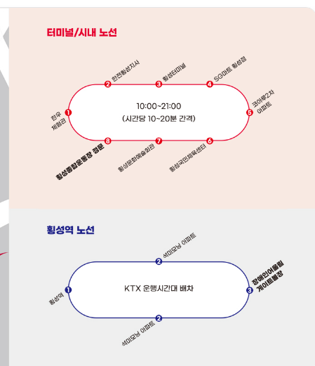 횡성 한우 축제 교통안내