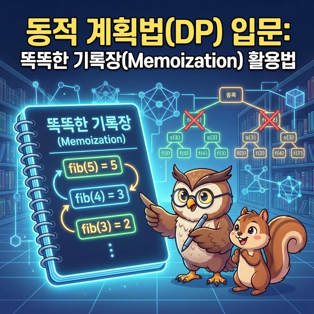 동적 계획법 DP 입문: 메모이제이션과 효율적 문제 해결