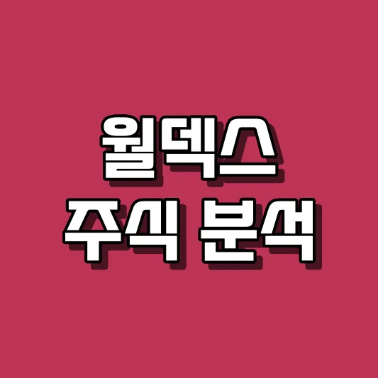 월덱스 주식 분석