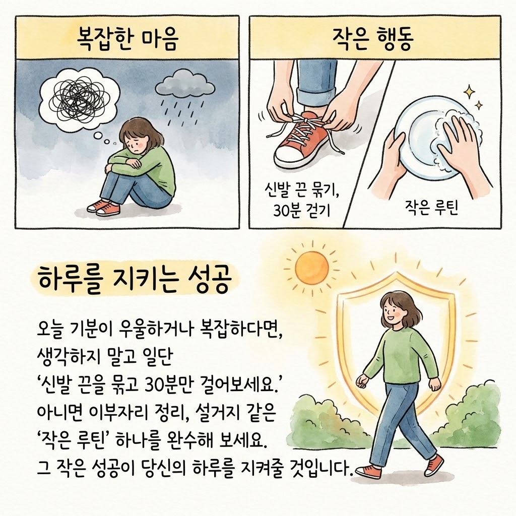 "일희일비하지 않는 힘"루틴이 만드는 단단한 일상