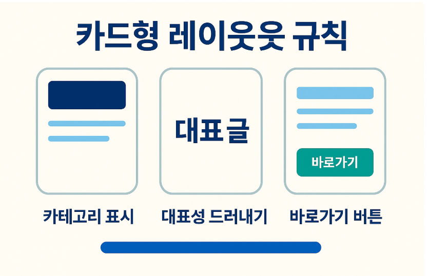 디자인 규칙, 텍스트 규칙, 접근성 성능