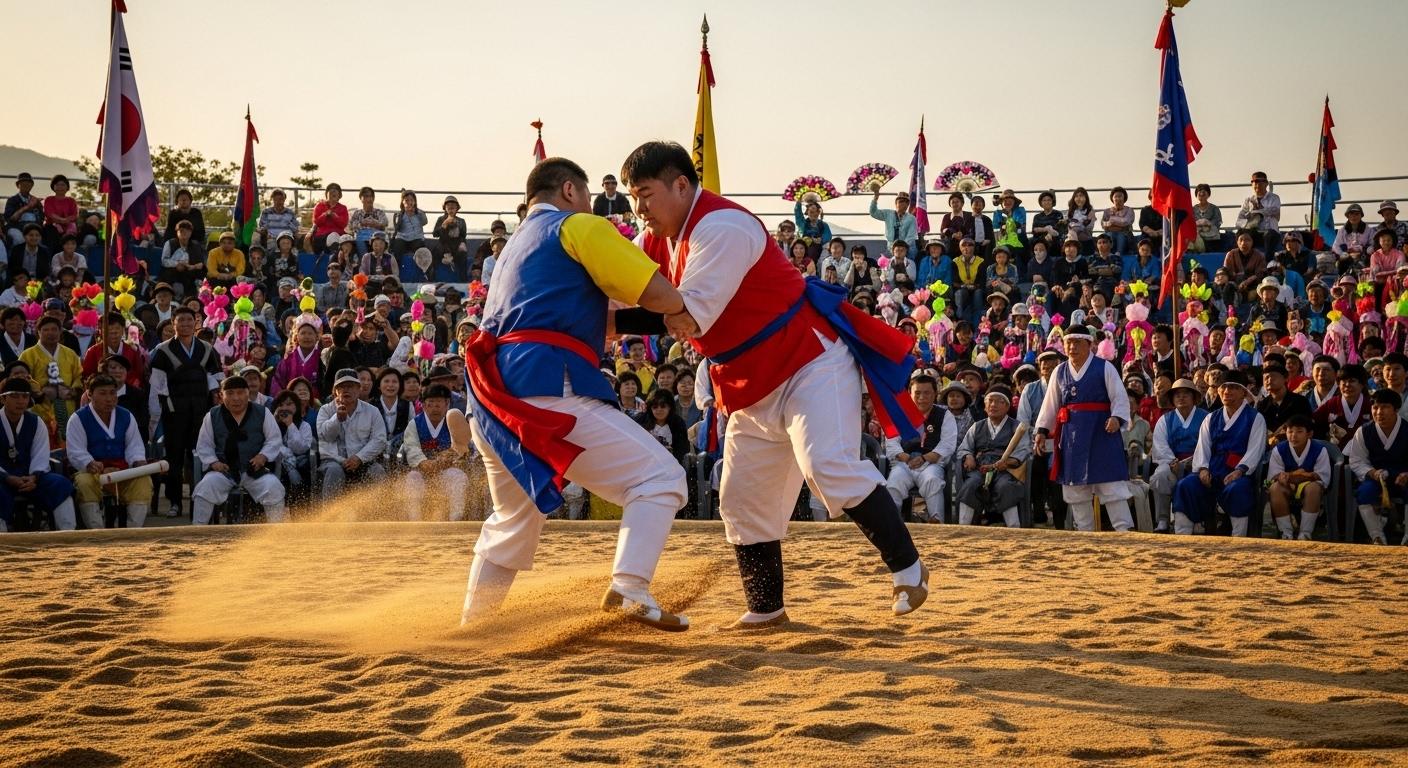 추석 씨름 백두장사