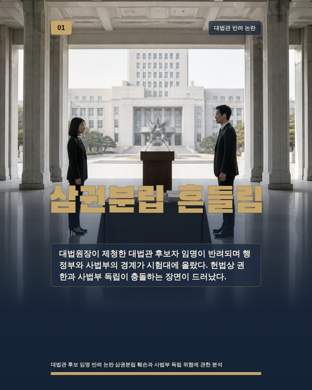 삼권분립 흔들림