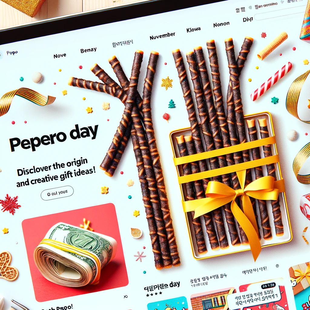 빼빼로데이 창의적 선물 만들기