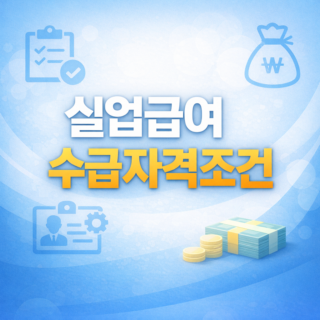 실업급여 자격조건