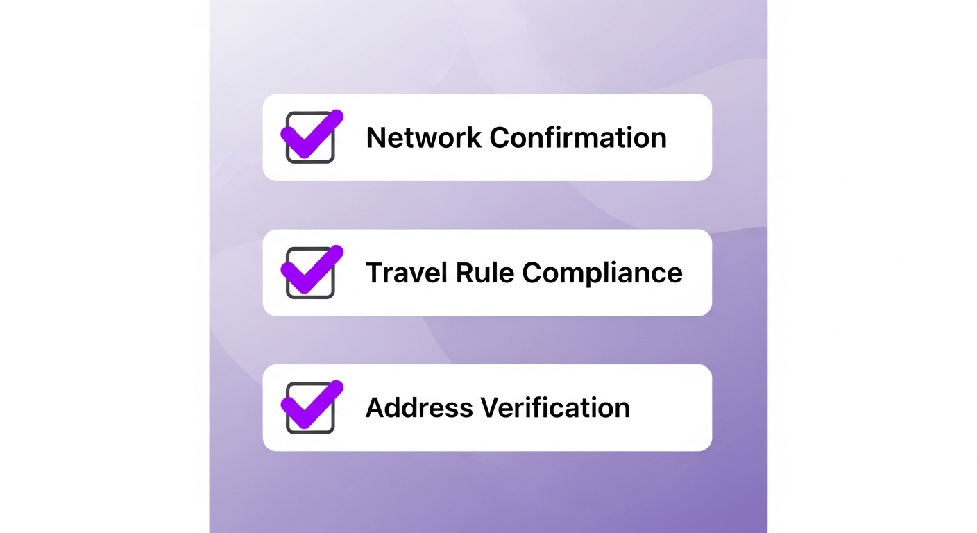 스테이블코인 입금 시 핵심 주의사항