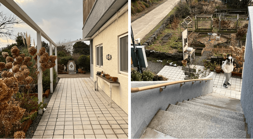 숙소-계단으로-올라가는-입구