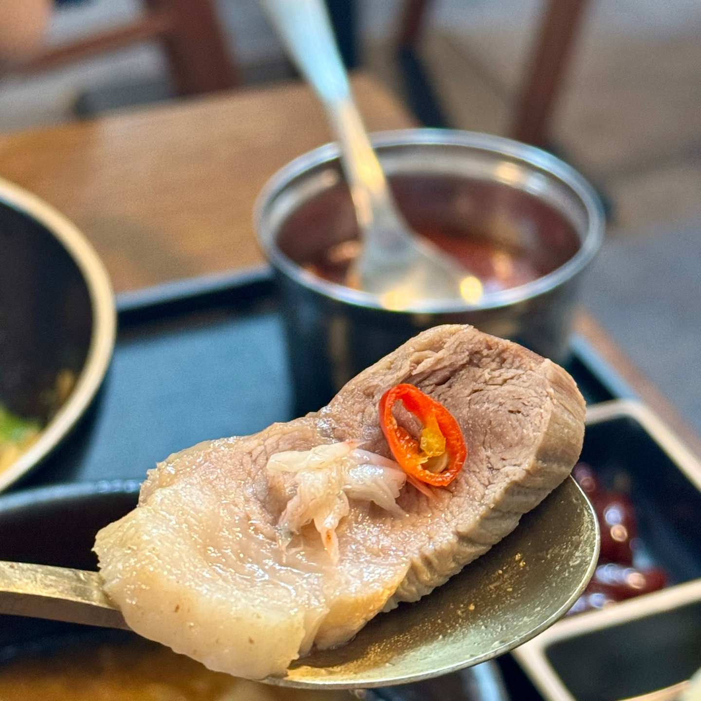 된장한상 수육한상 사진