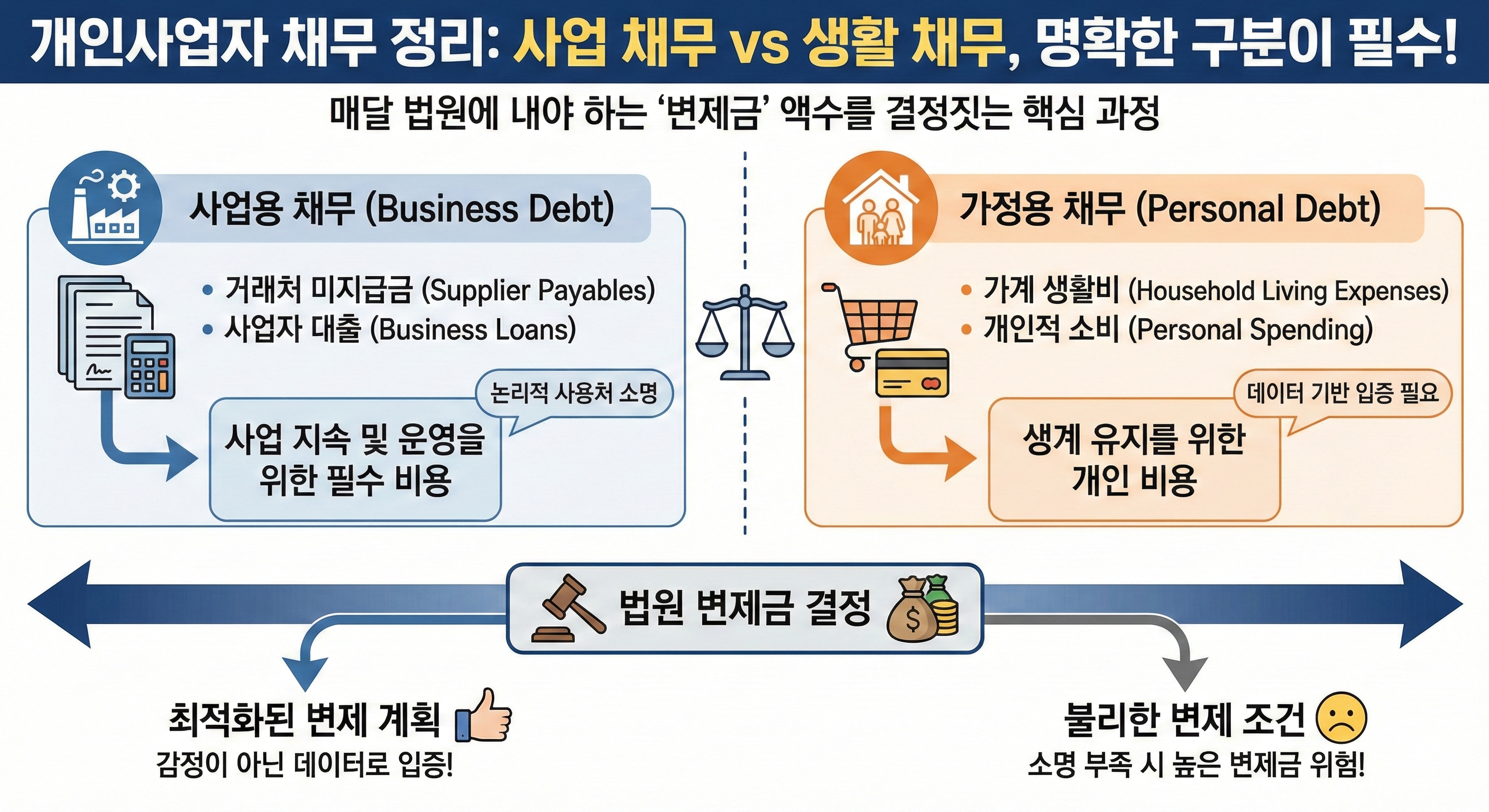 빚만 늘어나는 장사, 폐업이 답일까? 개인사업자 개인회생으로 사업 지키는 법