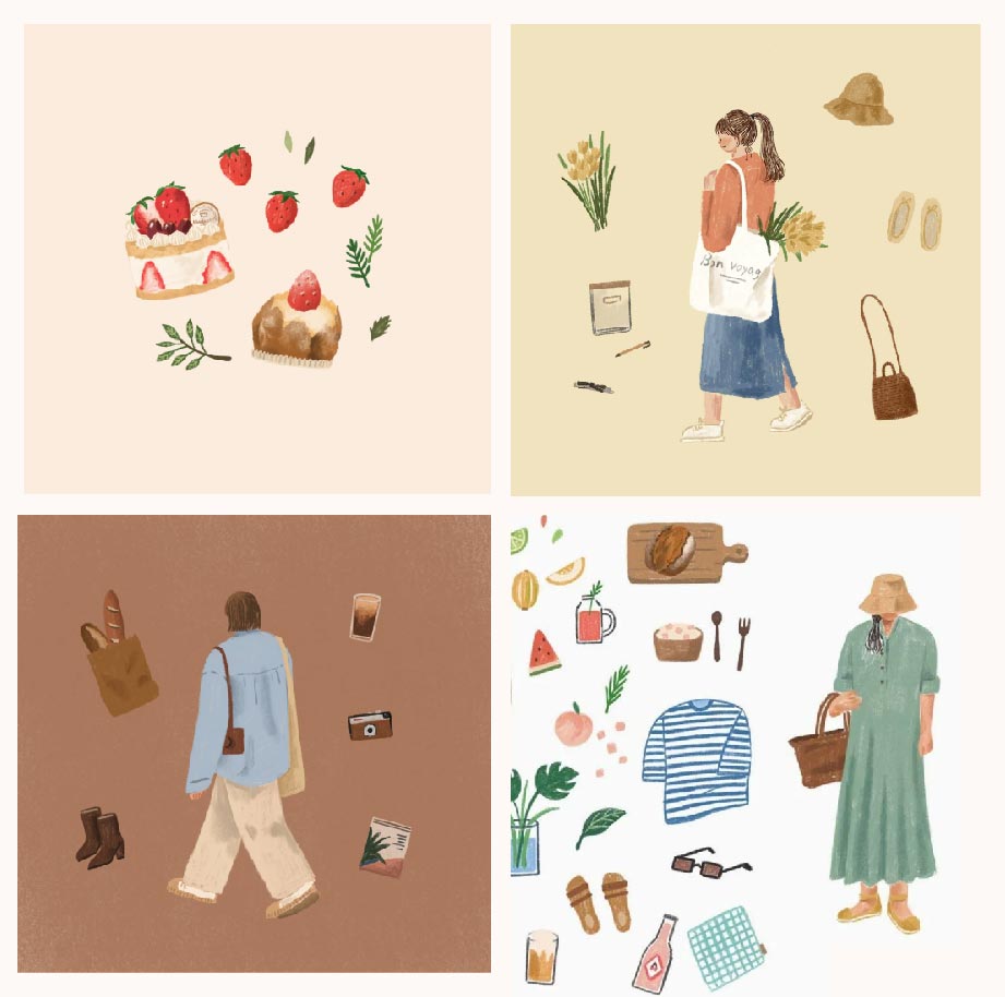 클래스101 보담 그림체