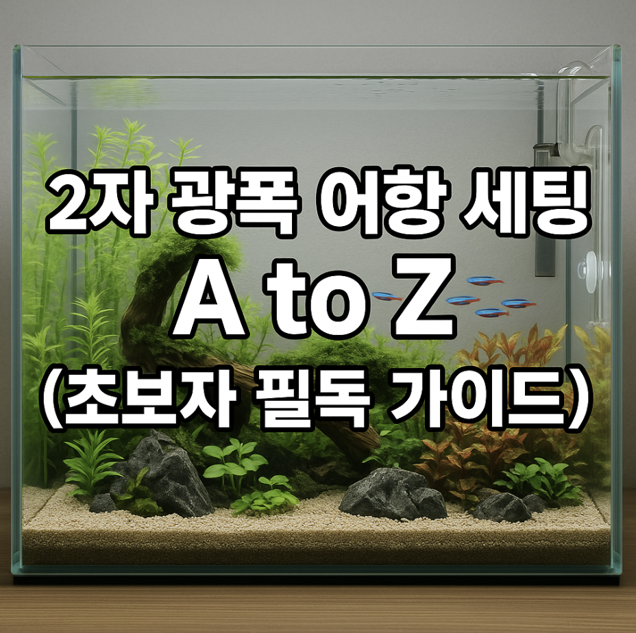 2자 광폭 어항 세팅 A to Z (초보자 필독 가이드)
