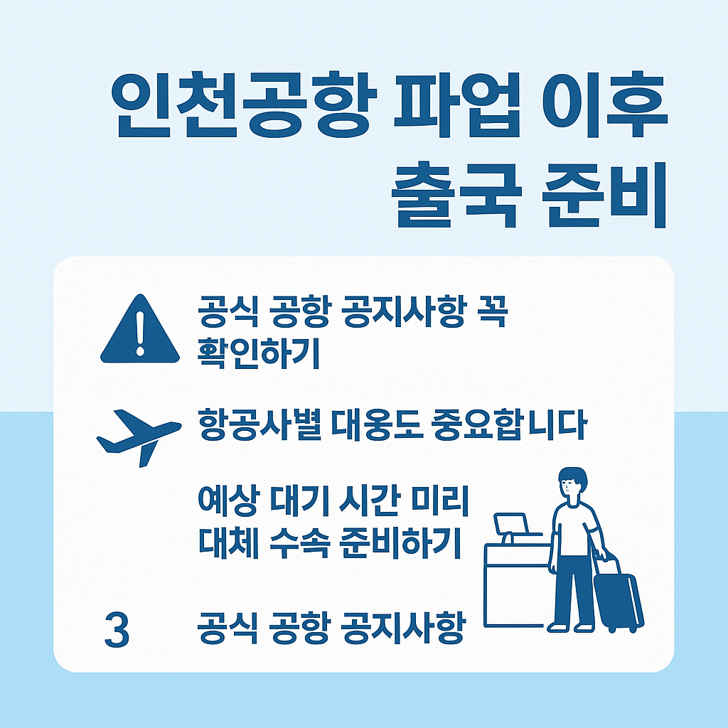 인천공항 공식 공지사항 바로 확인가기
