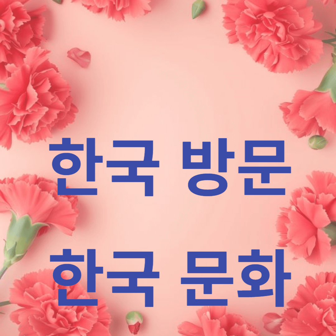 한국 문화 vs 한국 방문