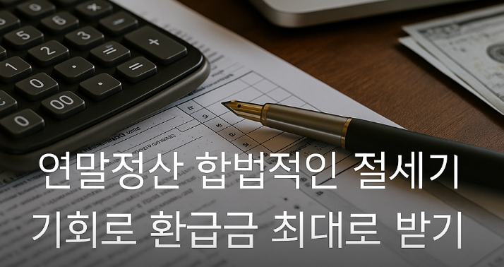 연말정산-합법적인-절세기회-환급금-최대로받기