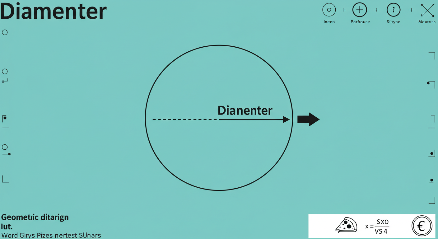 초등학생도 이해하는 원의 지름 구하는 공식