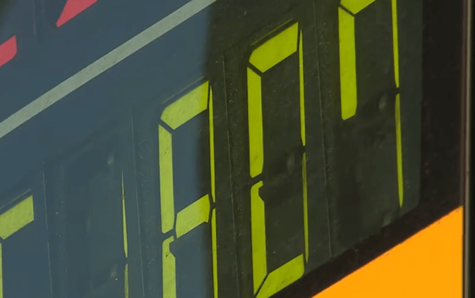 주유소 기름 값 전광판