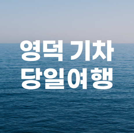 영덕 기차 당일여행 블루로드 해맞이공원의 관련사진