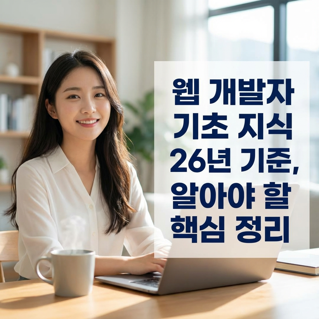 웹 개발자 기초 지식 26년 기준 | 반드시 알아야 할 핵심 정리
