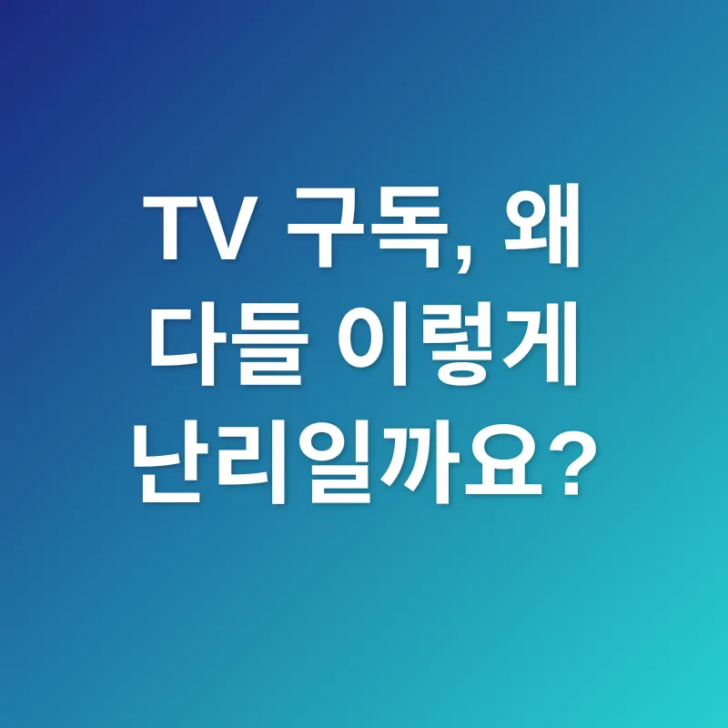 TV 구독 서비스_1