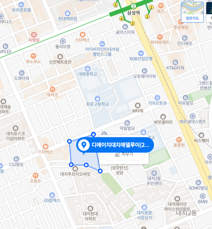 디에이치대치에델루이-입지
