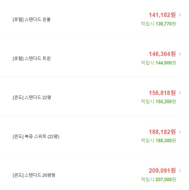 덕구온천리조트가격