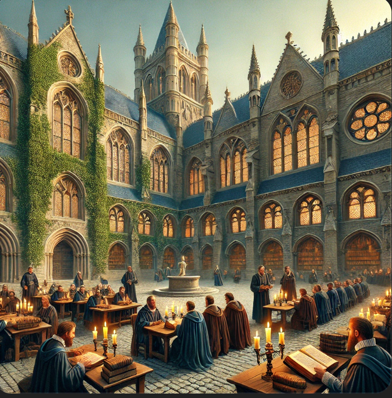 중세 유럽의 대학 이미지