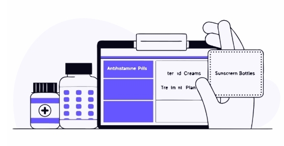 햇빛알레르기 치료 과정