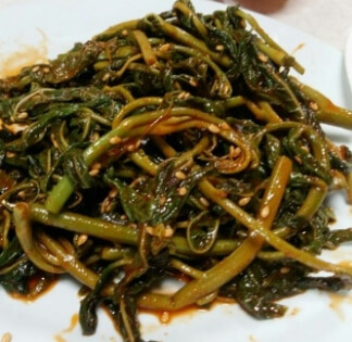 가죽나물고추장장아찌 만드는법