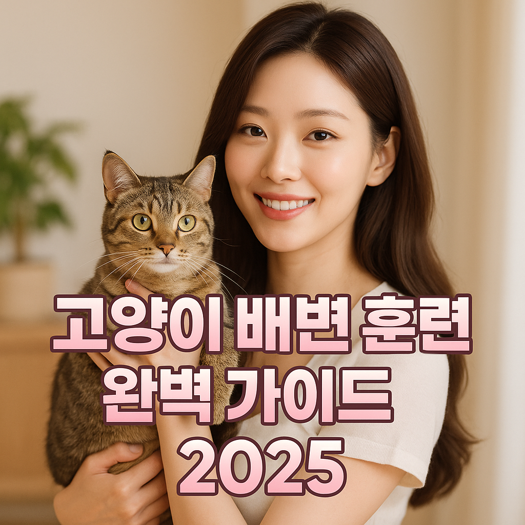 고양이 배변 훈련 완벽 가이드 2025