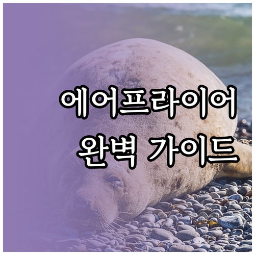 에어프라이어 활용 A to Z: 레시..