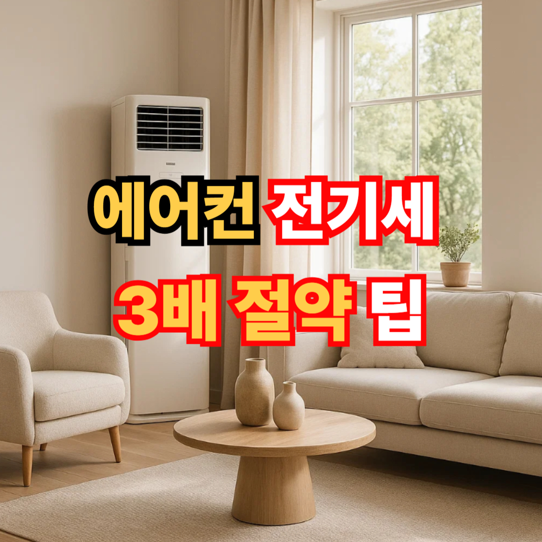 에어컨 전기세 3배 절약하는 똑똑한 방법