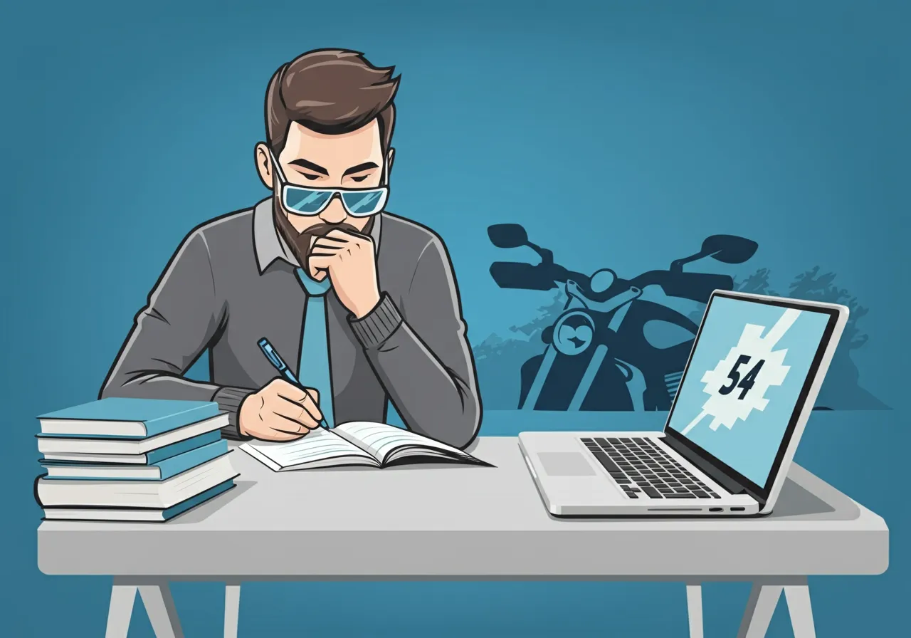 이륜차 면허 필기시험