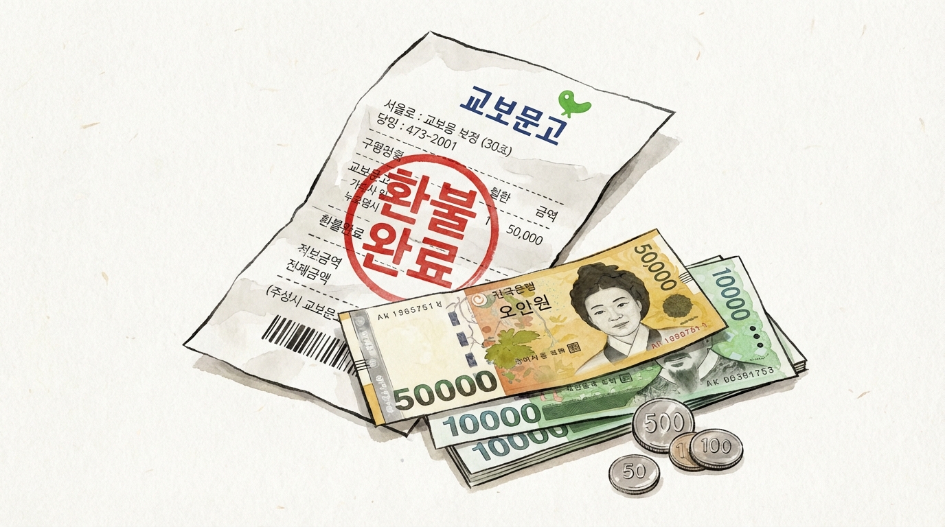 통신비 미환급액 발생 원인 설명 이미지