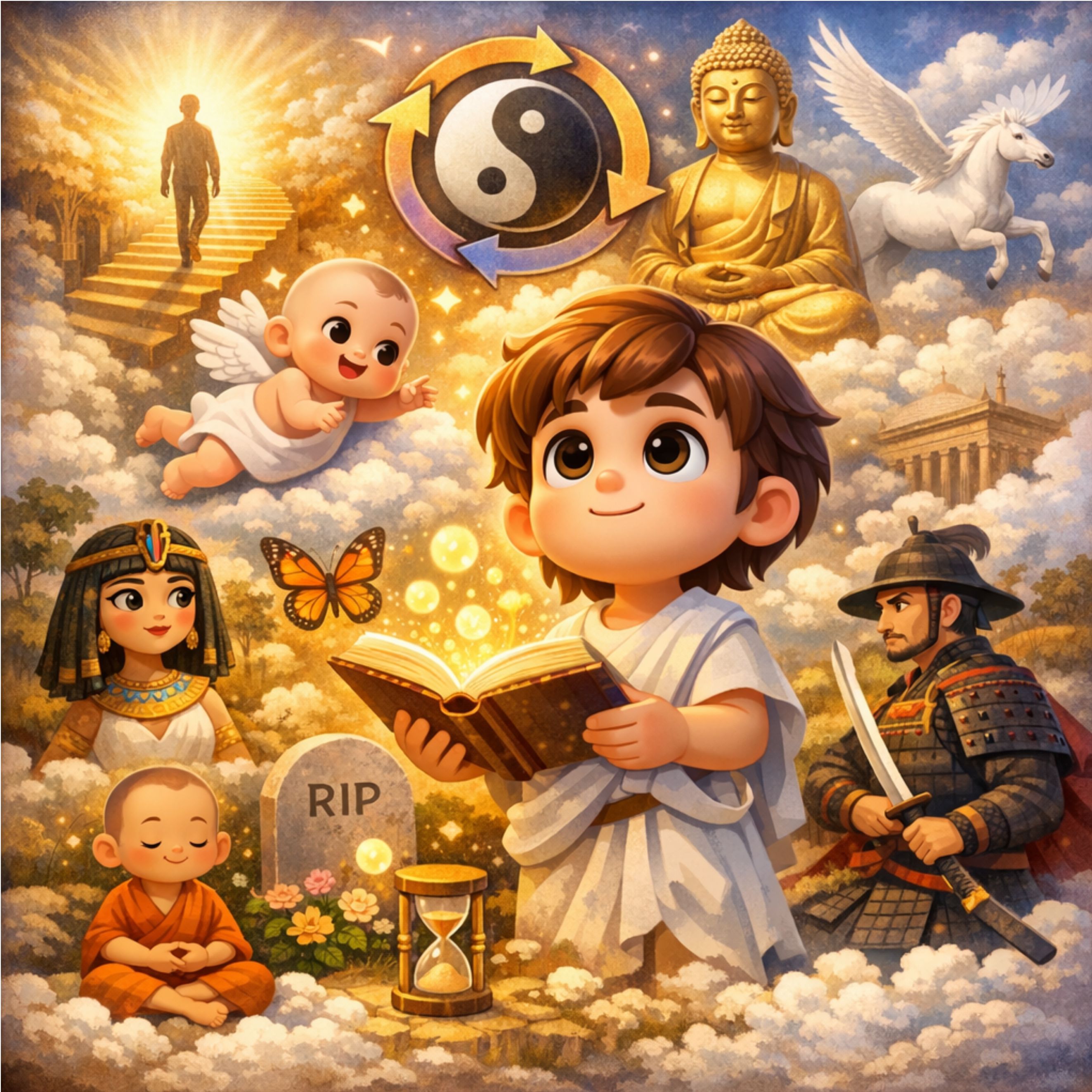 전생과 관련된 유명한 회화작품들