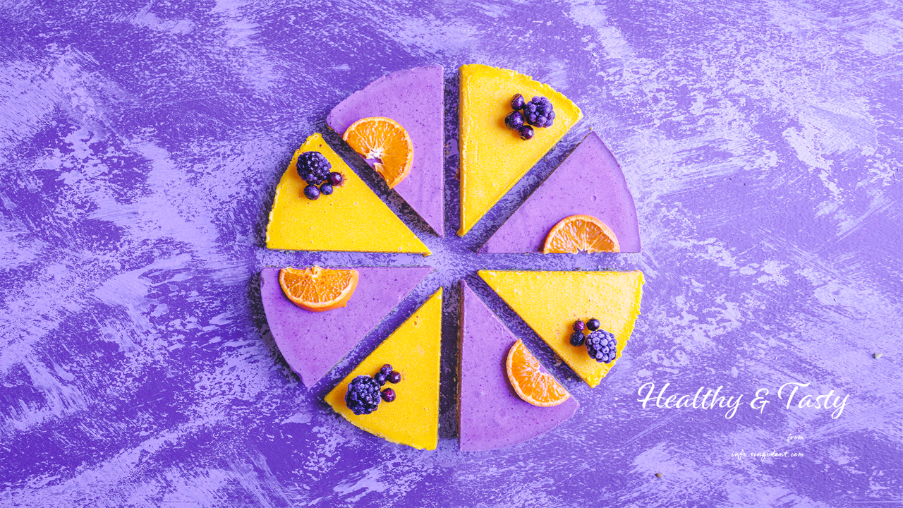 04 보라색 케이크 C - Healthy and Tasty 보라색배경화면