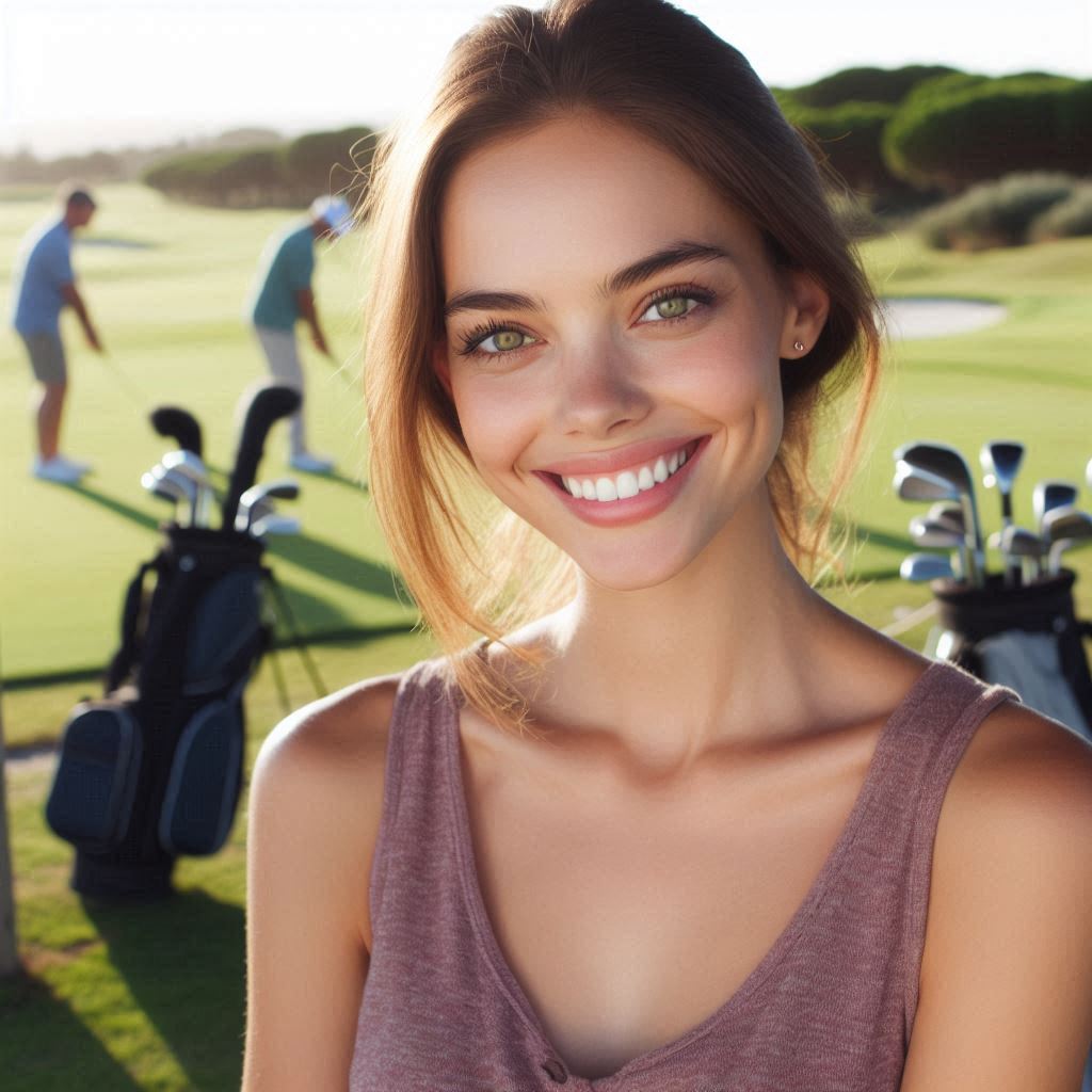 실외골프연습장 배경