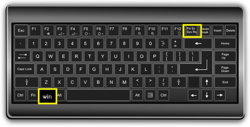 컴퓨터 캡쳐하는법-window + print screen 키 사용