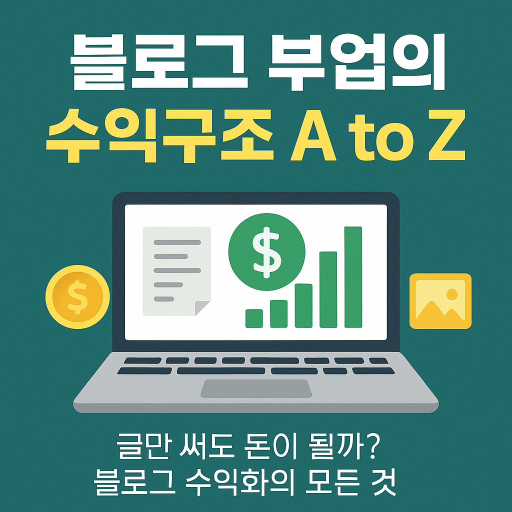 블로그 부업의 수익구조 A to Z
