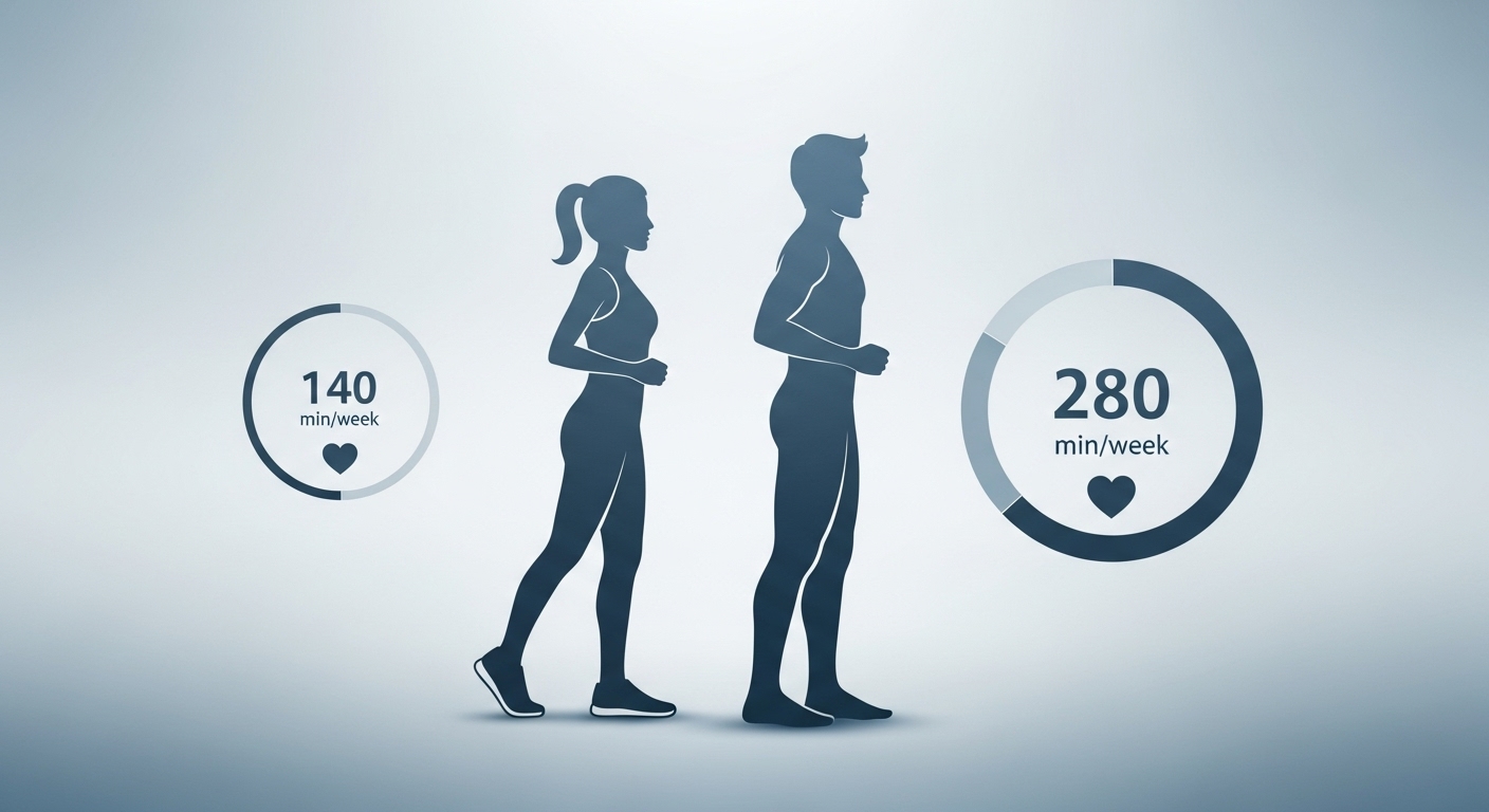 여자는 더 적게? 성별에 따른 최적 운동량과 심장병 예방의 비밀