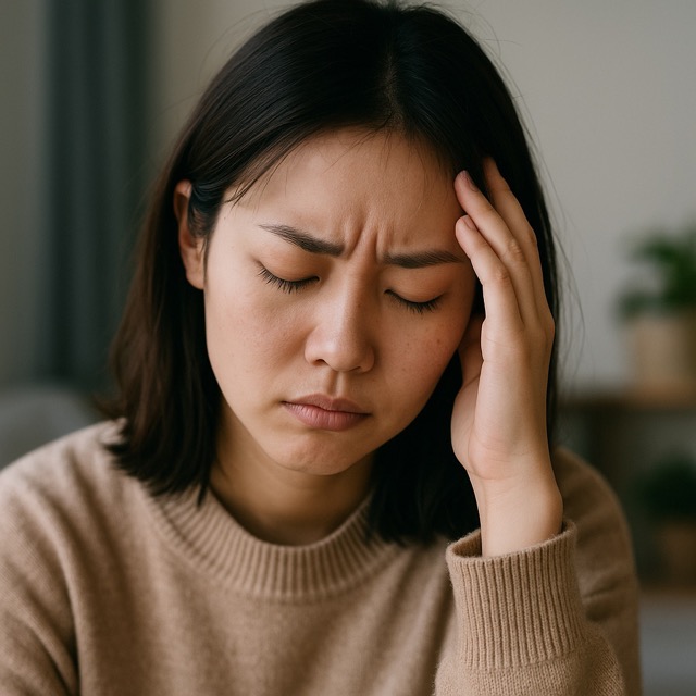 경계선 인격장애를 겪는 젊은 여성(출처: 자체제작)